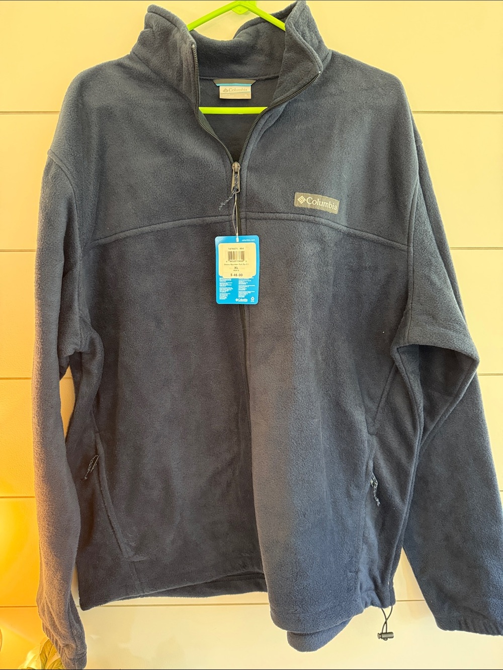 Columbia Men’s Navy Full-Zip Fleece Jacket